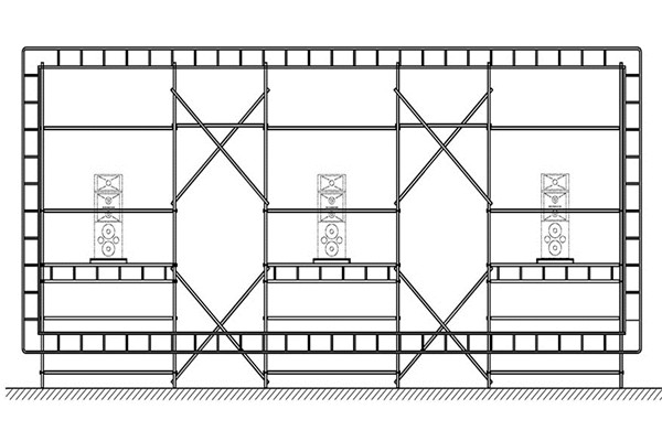 蚌埠组装式银幕架